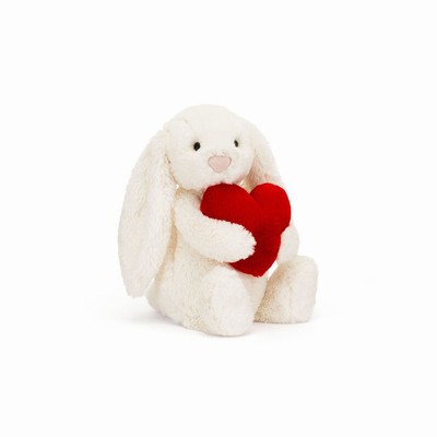 Jellycat Bashful Red Love Heart Bunnies New Zealand | MZPEA7628